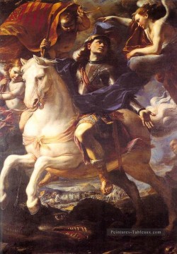  Cheval Peintre - St George à Cheval Baroque Mattia Preti
